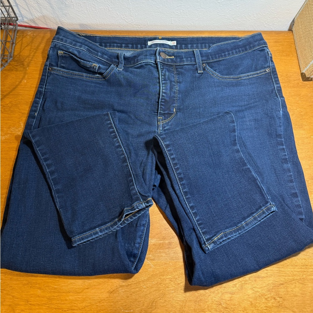 Levi's Women's Skinny Jeans in Deep Blue